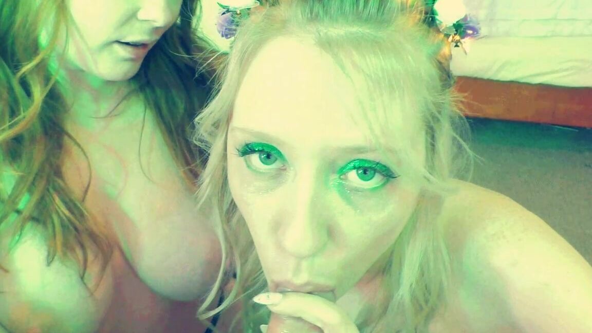 Blow Jobs,Threesome,Halloween,Cosplay,Cumshots ousweetheart green fairies a double bj fantasy ManyVids