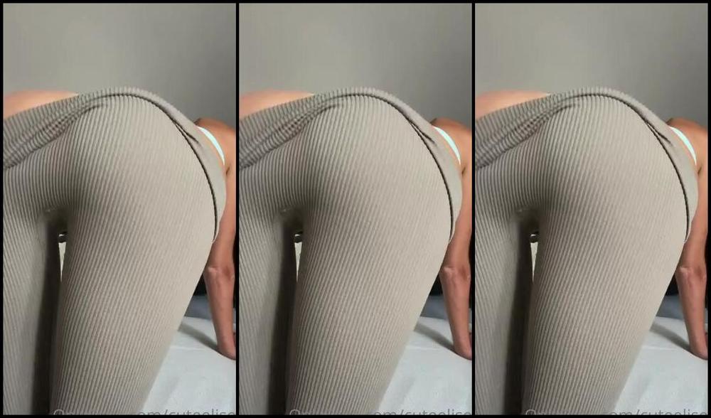 Cuteelisen Nicknamed Cuteelisen Onlyfans Testing The Stretchiness Do U Like My New Yoga Leggings