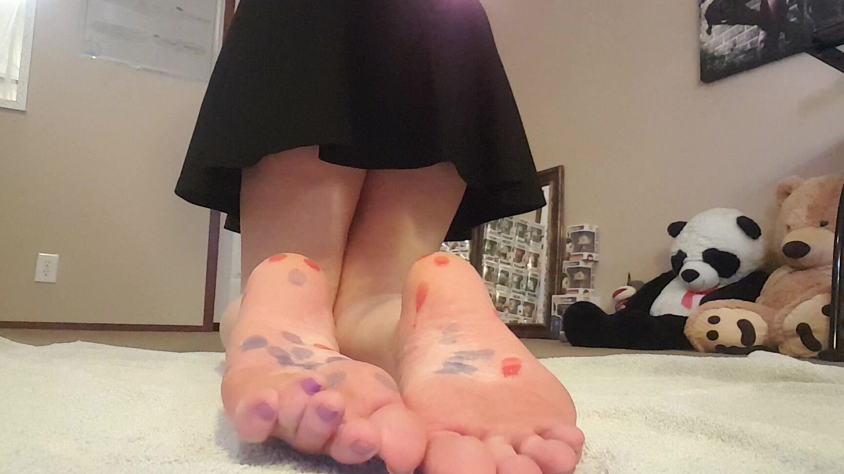 Frostyprincess Hot Wax Foot Play