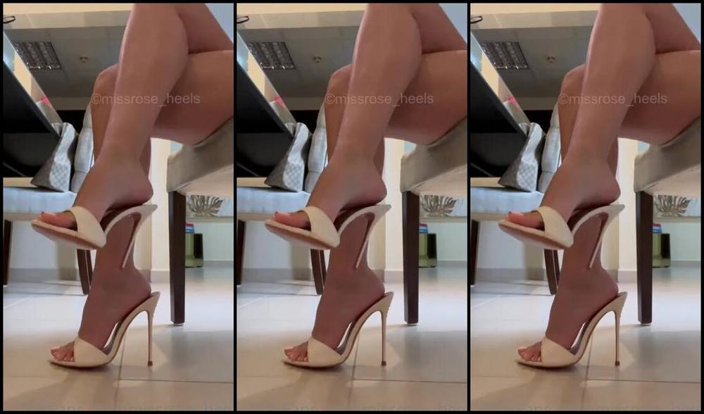 Missrose Heels Onlyfans Go On Your Knees And Start Jerking Off To My Feet In Heels Joi