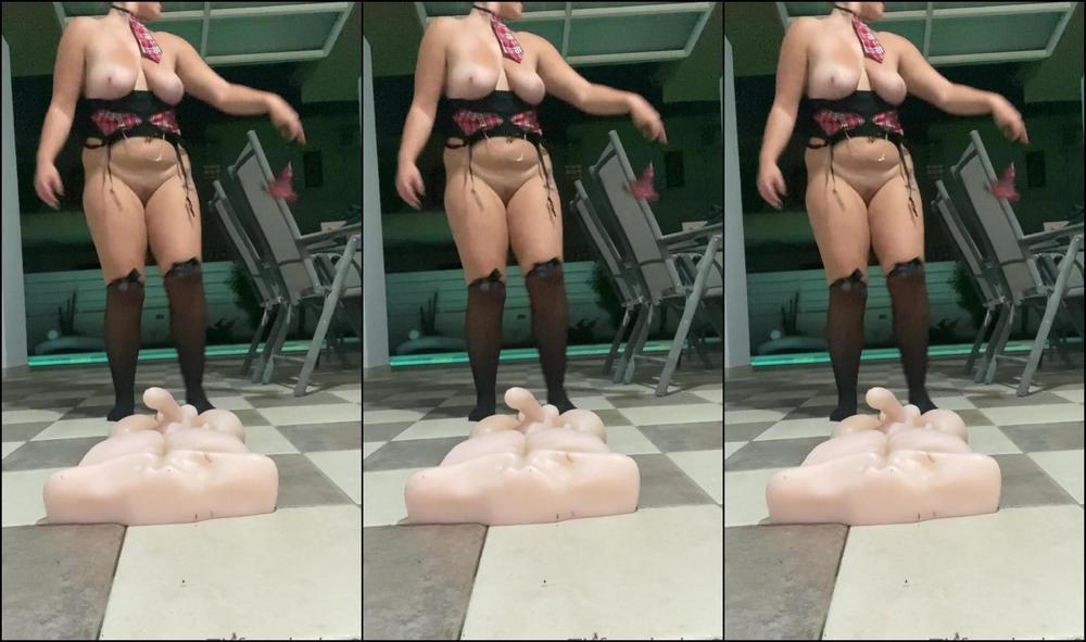 "Tiffanybabe01" teens (18+), 18 & 19 yrs old, dildo fucking, orgasms FUCKING JEROME BY THE POOL manyvids