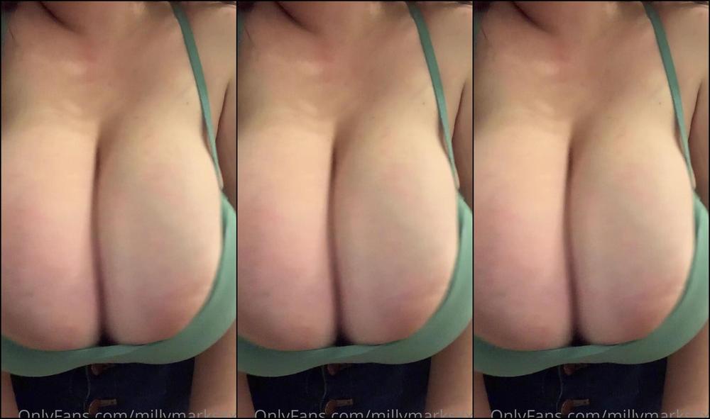 Millymarksxxx Bouncing In Different Tops