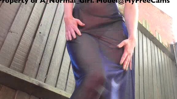 Helen Heights Long Anal Beads In An Alley Way