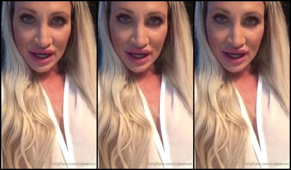 Calea Toxic Nicknamed Caleatoxic Onlyfans My Speech To You Now In English