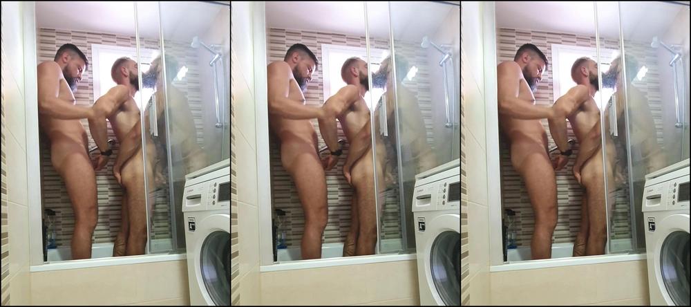 Twoguysonecam Fucking And Milking Val In A Steamy Hot Bathroom Threesome Press If We Made You