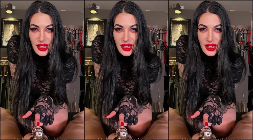 mistress damazonia 13 02 2021 chastity pov i control your cock i own it tip 5 to see the rest of this 9min clip Onlyfans