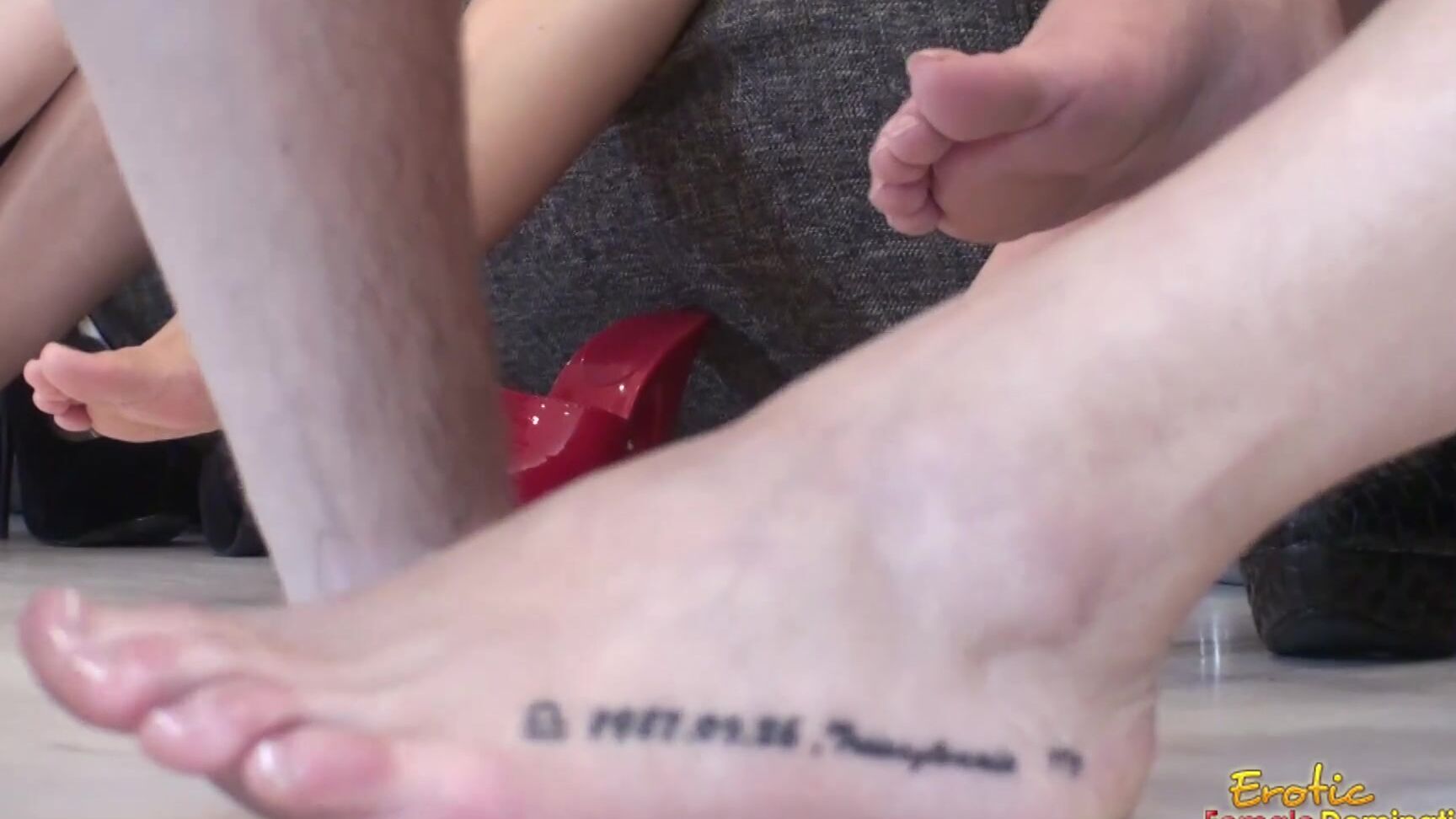 Femdom Foot Fetish Sub Male Licks Loads Of Shoes And Toes SiteRip