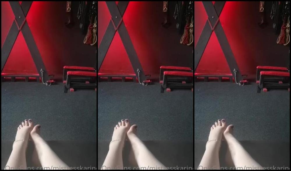 Mistresskarino Onlyfans Definitely Your Head Should Be Under My Feet