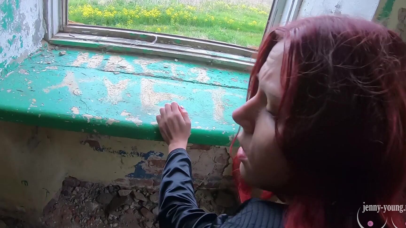 Jenny Young Deep anal with riping pantyhose in the abandoned house.Cum on butt Pornhub