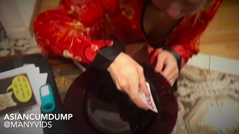 Asian, Cum Play, Cum Swallowers, Silly Sluts, Submissive Sluts asian cumdump i am such a cum snorting junky ManyVids