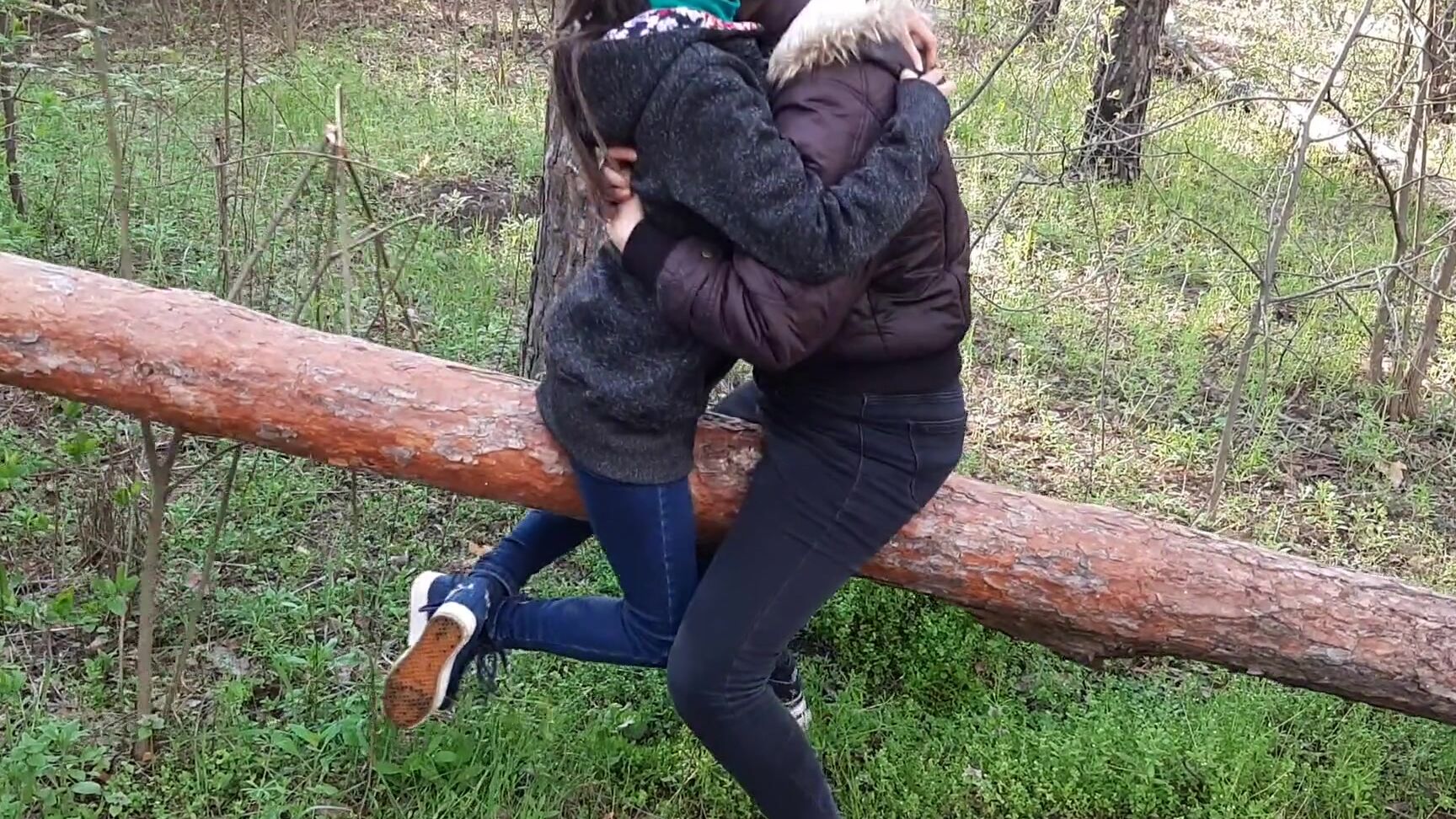 lesbian illusion Кончаем В Одежде На Бревно - Lesbian_Illusion PornHubPremium