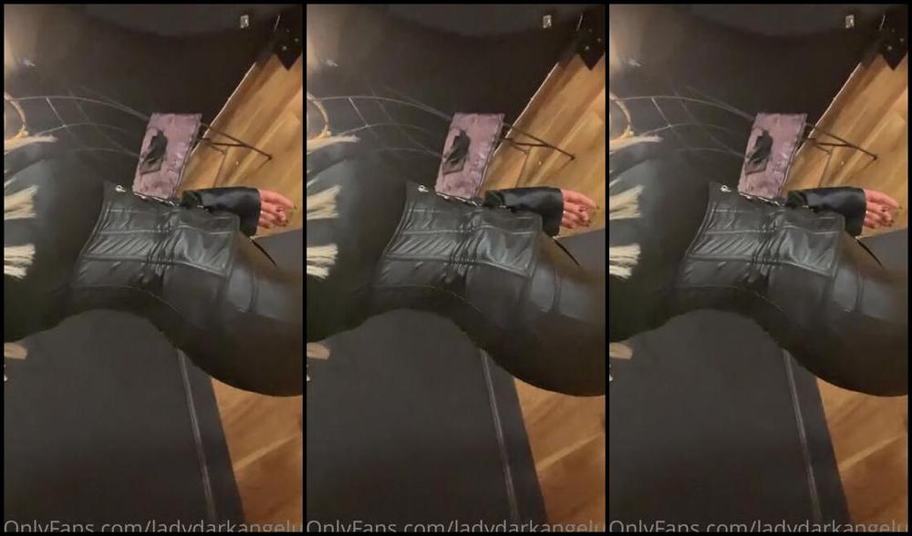 Ladydarkangeluk Onlyfans All Leather And Satin This Morning