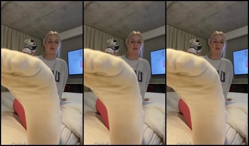 Goddess Kaylee Aka Xomaddykxo Onlyfans Quick Stinky Soles Action From Last Night In My Hotel I Fuckingmiss You Guysp