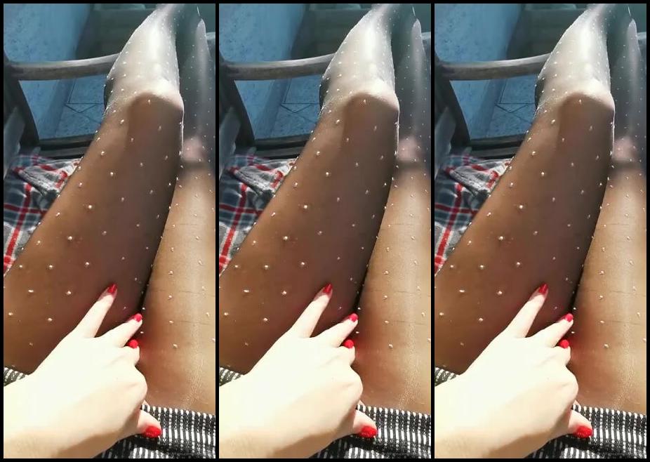 Mirrabellka Onlyfans Its A Little Bit Older Videothat Day I Havent Panties Only Black Sheer Pantyhose Video 0302 Lon