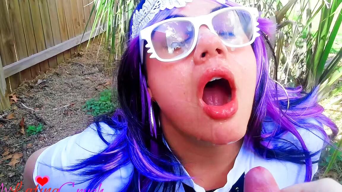 Facials, Outdoor Public Blowjobs, Outdoors, Public Blowjob, Public Outdoor mylatinacrush almost caught family reunion facial ManyVids