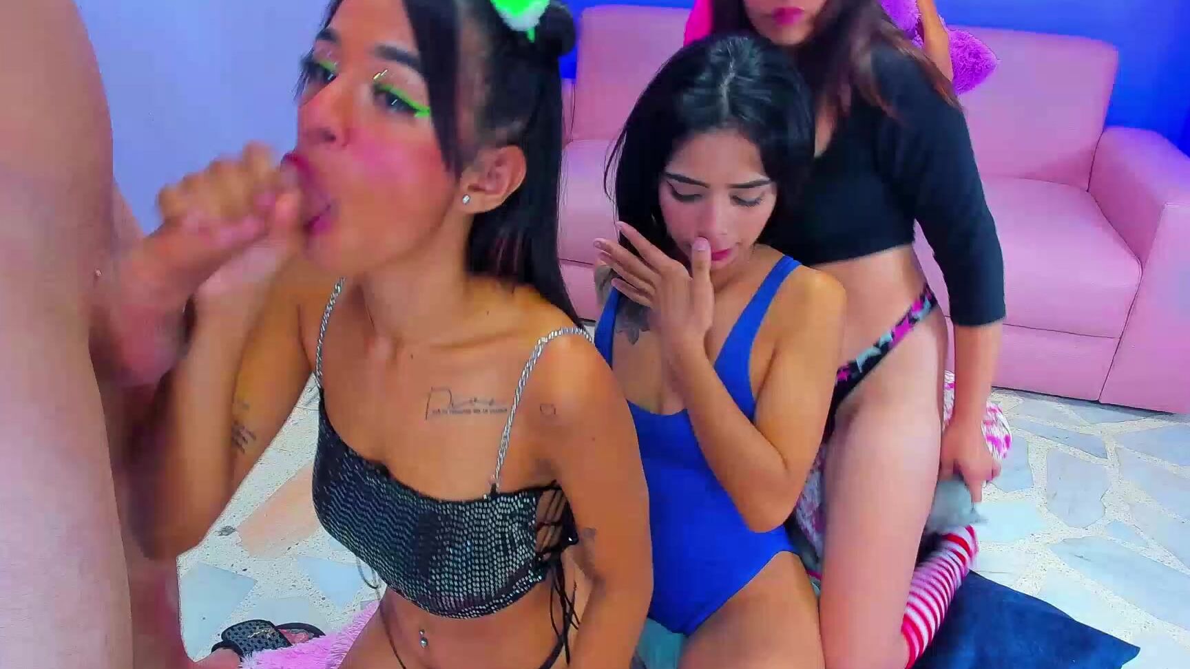 Xlivestudio Sluts Line Up To Get Face Fucked Hard