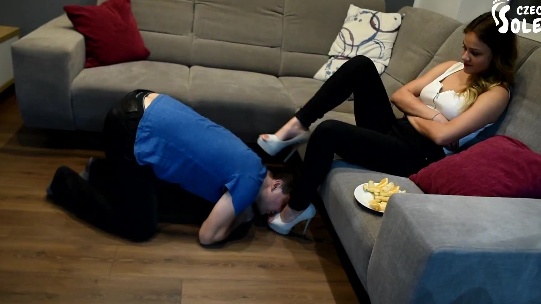 Czech Soles Snobby Findom Goddess Came To Collect What's Hers¡ (Foot Domination, High Heels, Foot Slave, Soles) Czech Soles