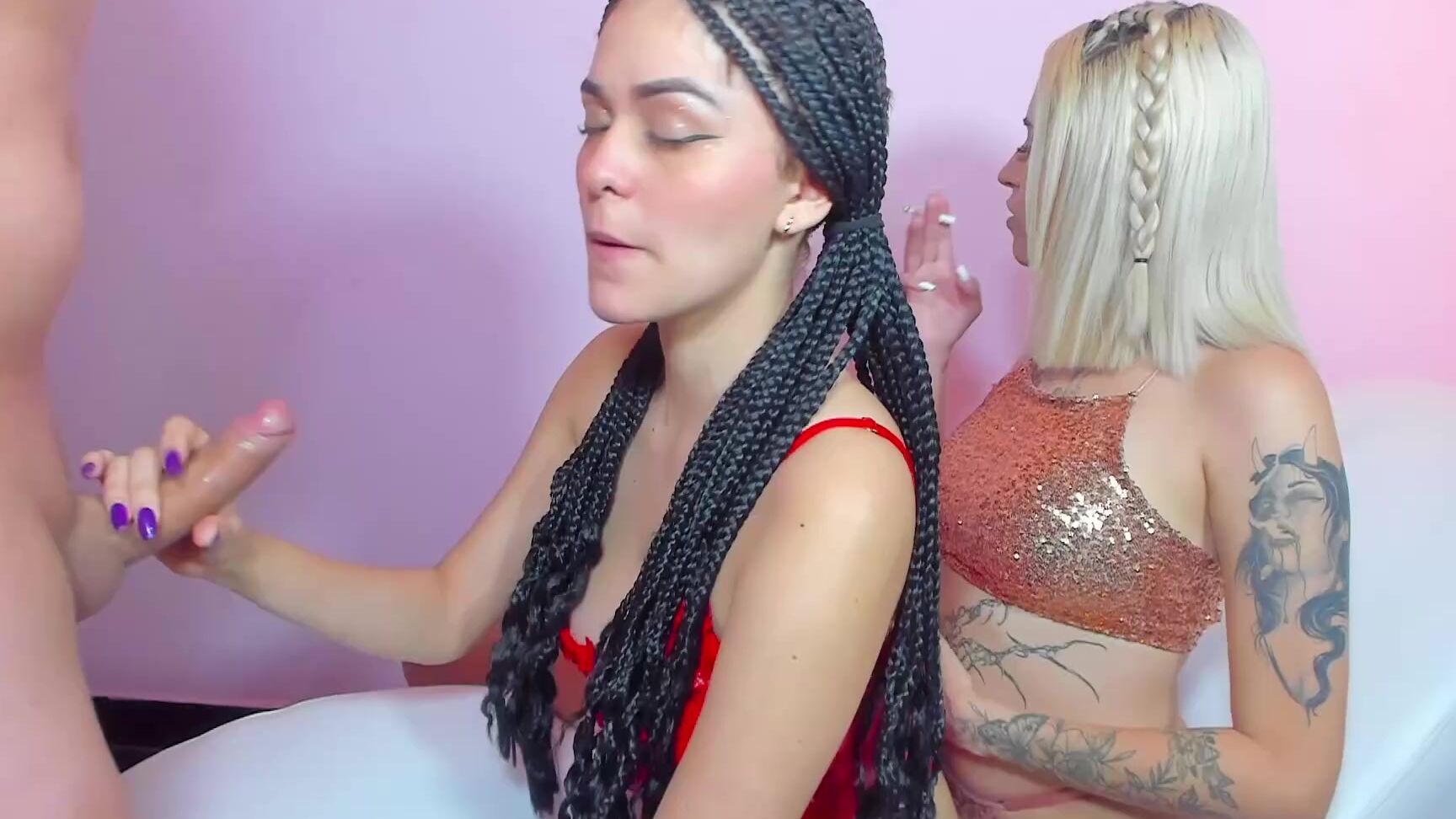 "Vidiverse" anal, ass, doggystyle, fucking, orgasms Intense Threesome Experience manyvids