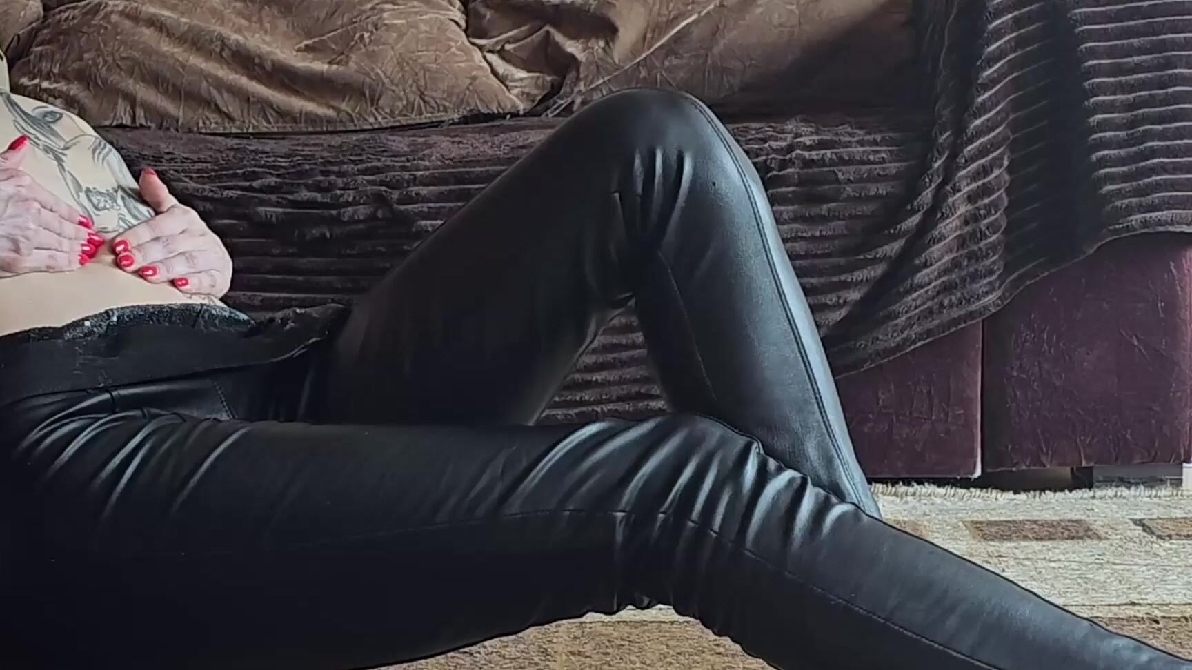 Russian Girls Fetish My Panties Get Wet While Hot Wax Melts On My Belly