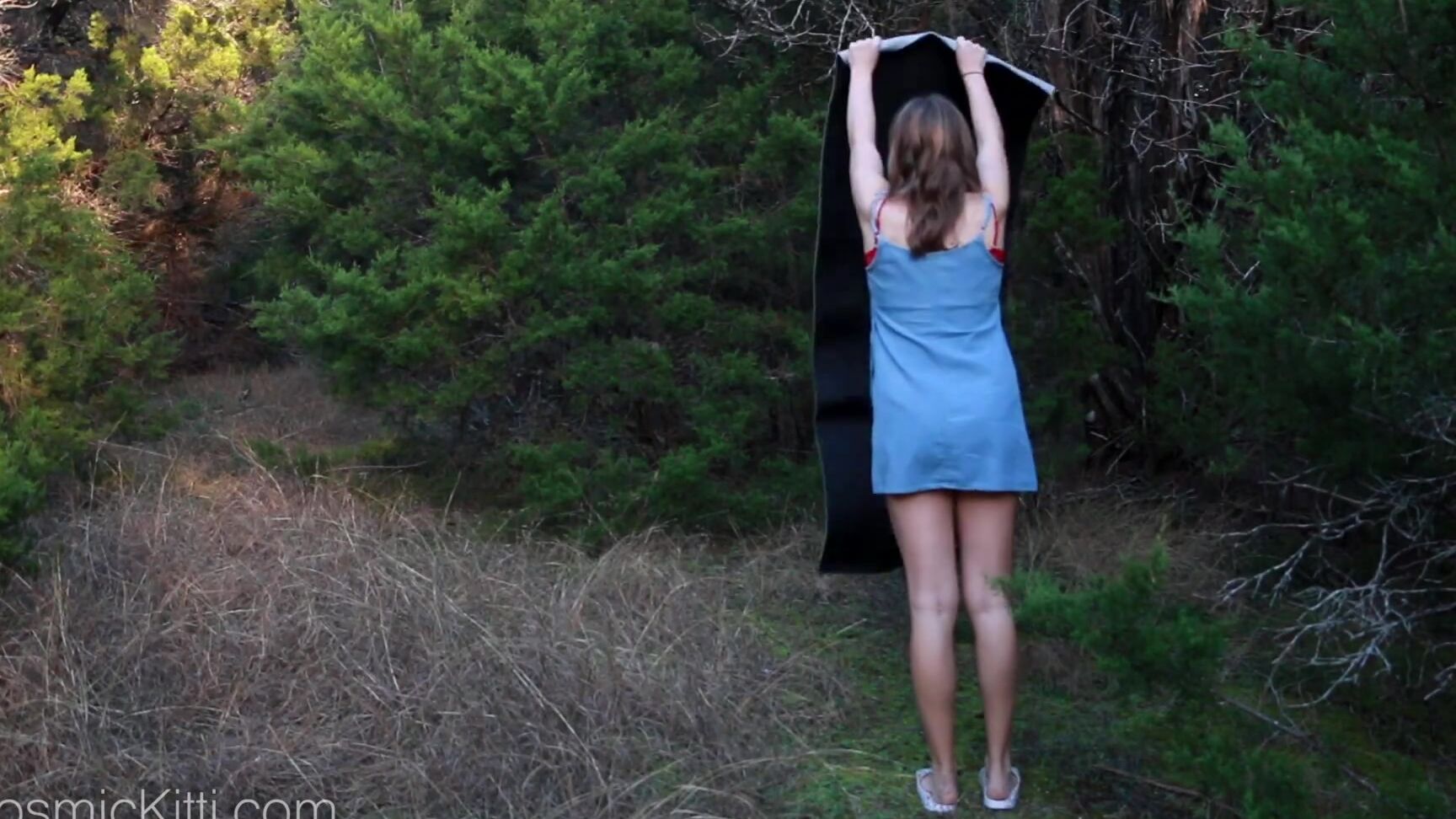 CosmicKitti Girl from the Forest Voyeur Totally Nude Yoga Relaxing Pornhub