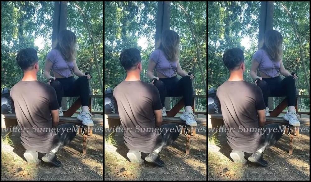 Mistress Smeyye Aka Mistresssumeyye Onlyfans I Tame This Slave While People Watching Him