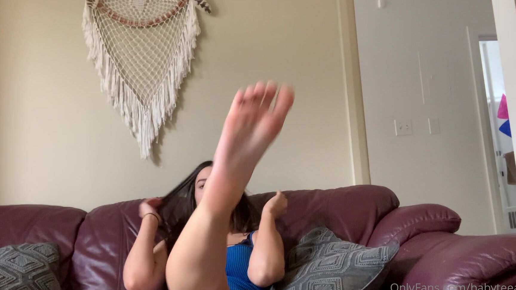 Babyteeasmr Feet And Cheeks Play With Them