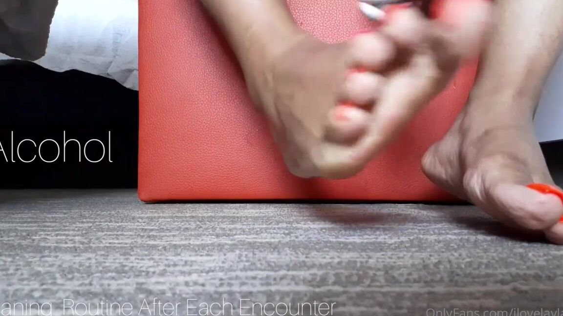 Ilovelaylafeet Onlyfans I Wanted You All To See My Cleaning Routine After Each Encounter Ive Actually Been Doing Is Prior