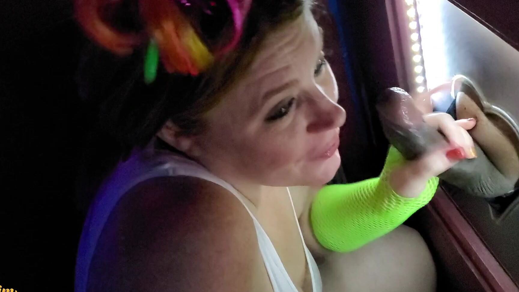 Gloryhole,Swallowing / Drooling,Interracial,Hardcore,Blowjob kimswallows gloryhole milking 3 cocks dry ManyVids