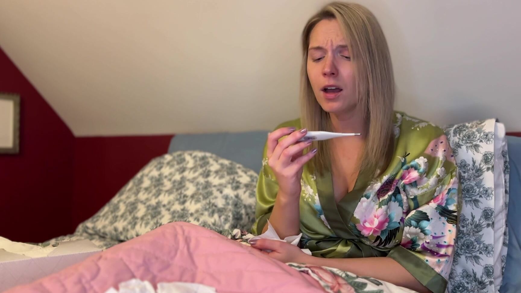 "SneezeGoddess" blonde, coughingfetish, mucophilia, noseblowing, sfw, sneezegoddess, sneezing Sneezing with Fever Cough Nose Blowing manyvids