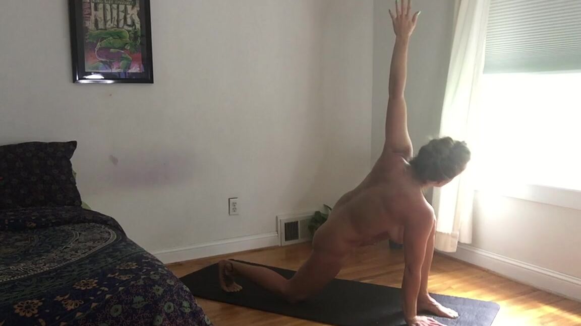 Exercise, All Natural, Big Tits, Muscular Women, Muscle Worship denise foxxx naked yoga ManyVids