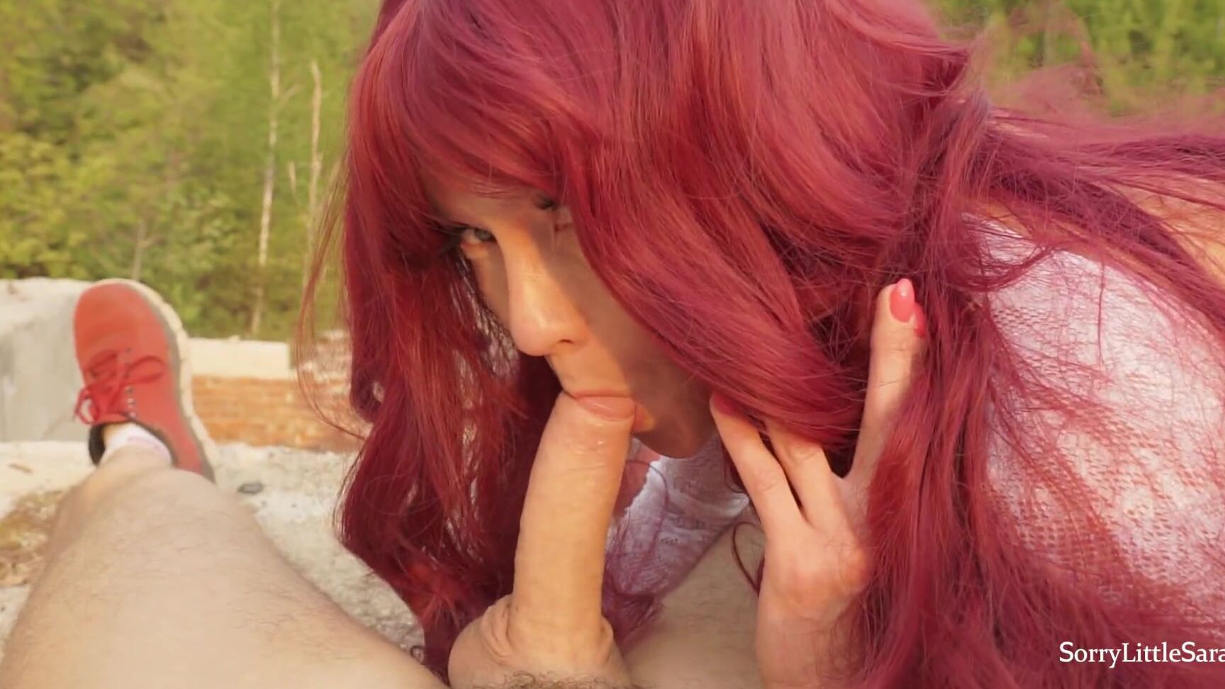 Mommy With A Big Ass Fucks Fast And Hard In Public And Her Pussy Is Filled With Hot Cum Sorrylittlesarah