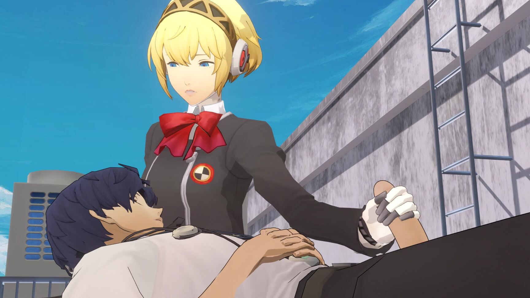 Lazyprocrastinator Aigis 24 09 08E Roof Handjob