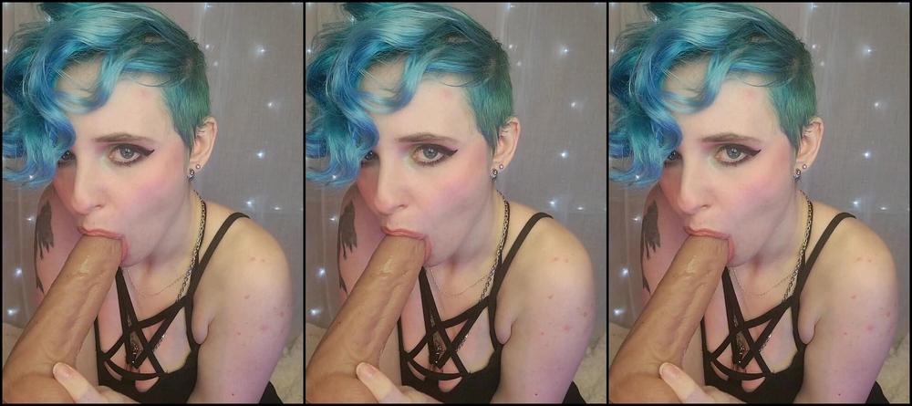 Blowjob,POV Blowjob,Dildo Sucking remains0ftheday egirl sloppy blowjob ManyVids