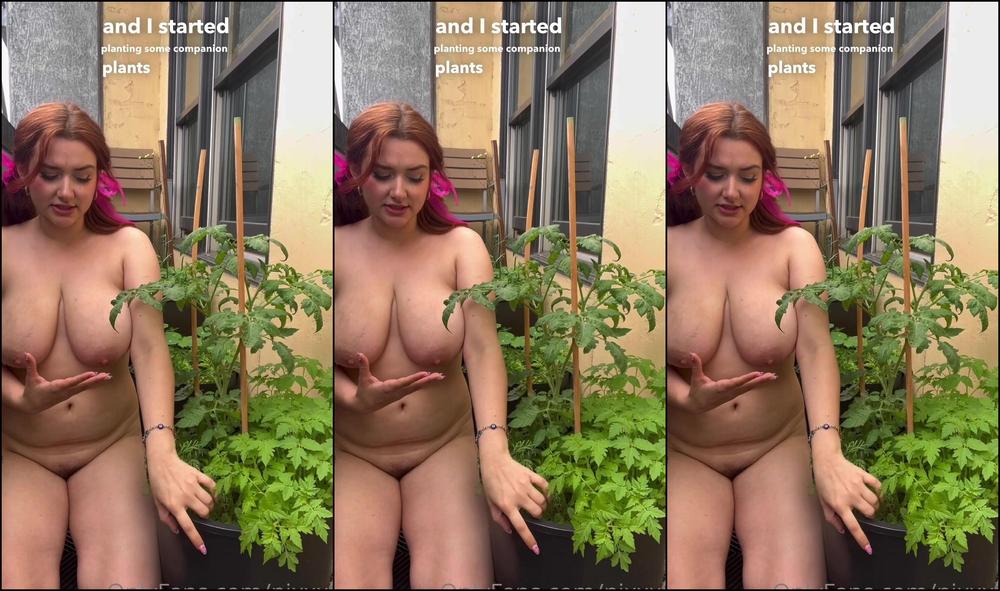 Nixxxie 2907064407 06 14 2023 Some Of My Outdoor Plants I Don T Know How I Decided To Film Naked Outside