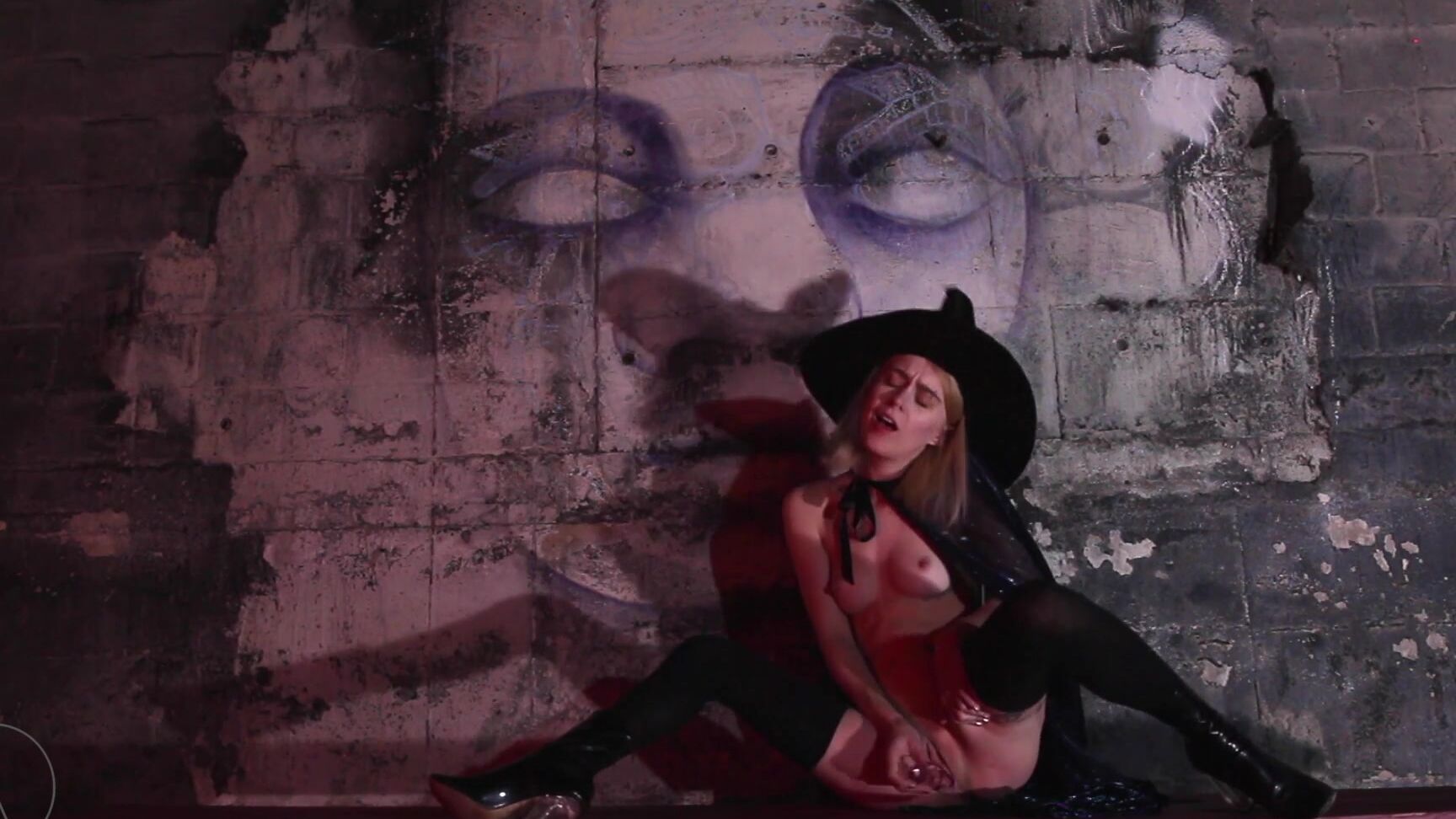 Costume, Halloween, Outdoors, Public Nudity, Public Outdoor anna tyler witch ii ManyVids