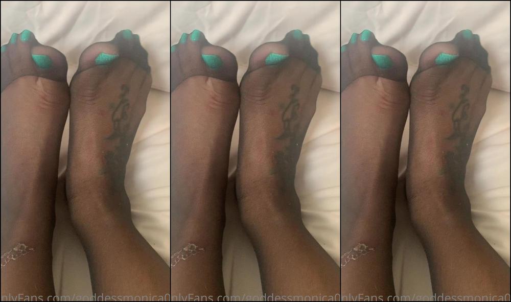 Goddessmonica W Toes And Soles In Nylons My Pov Per Your Request