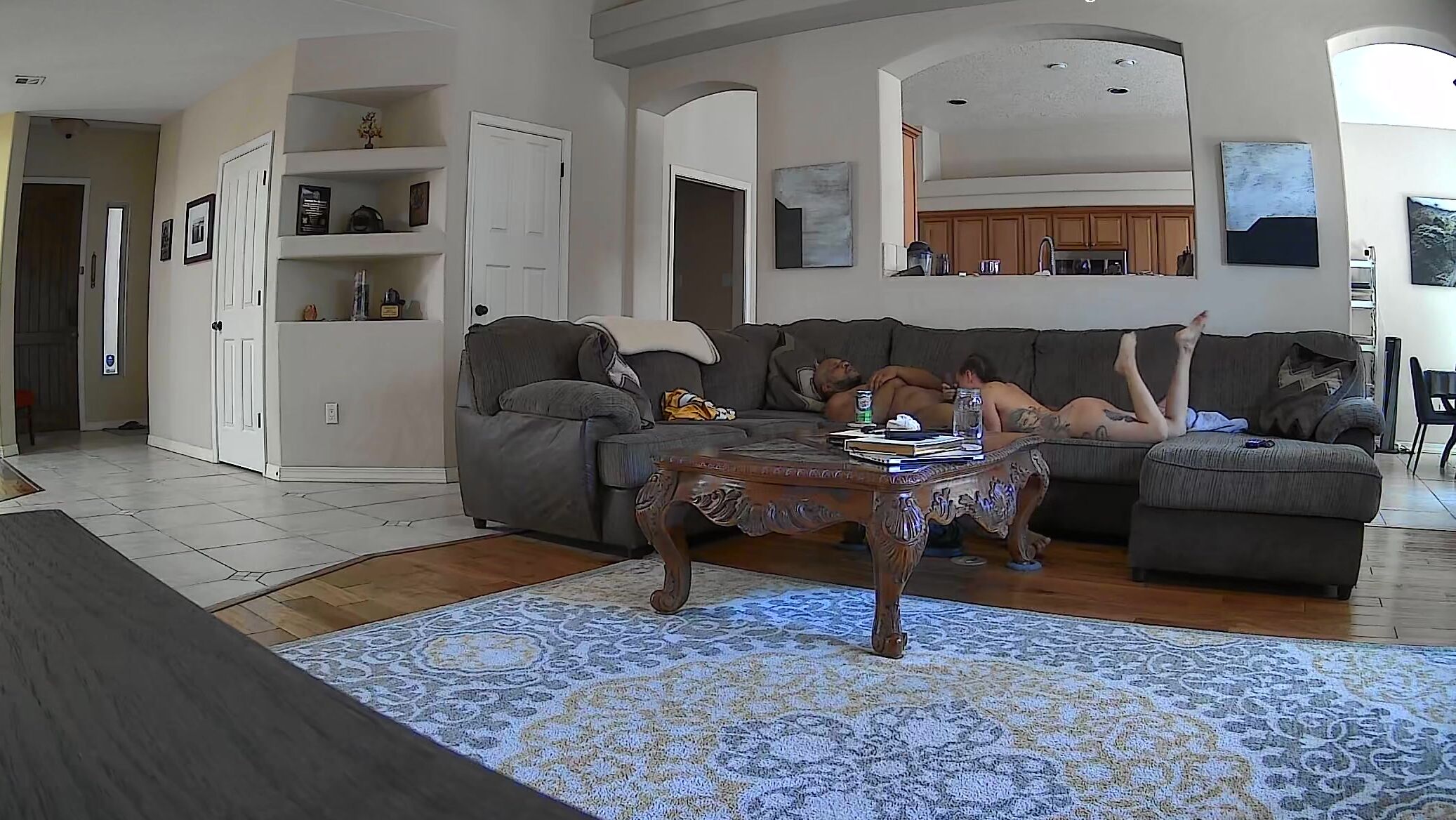 Therealbigtre Her Husband Caught Us On Security Cams