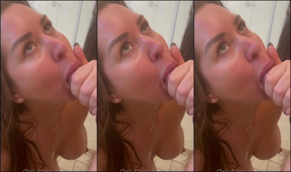 Claire Rae When I Walked Into The Bathroom Yesterday Morning I Noticed Hubby Was Hard In The Shower