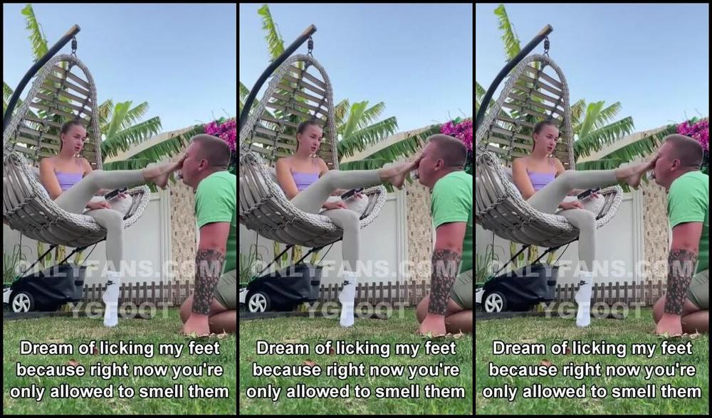 Ygoddess Aka Ygfoot Onlyfans My Socks Werent Dirty Enough For My Pathetic Slave So I Ordered Him To Wipe Them On The Ground Befp