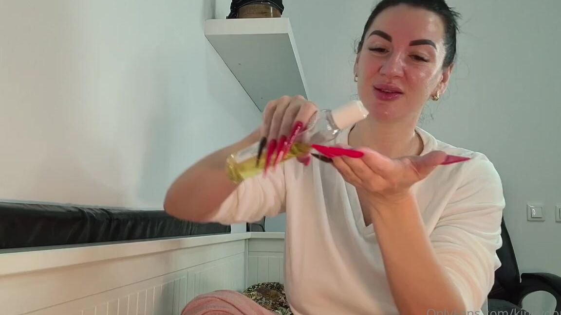 Kinkydomina Onlyfans Longnails Cuticleoil Massage As A Way To Pamper Myself On A Daily Basis I Use Oils And Creams