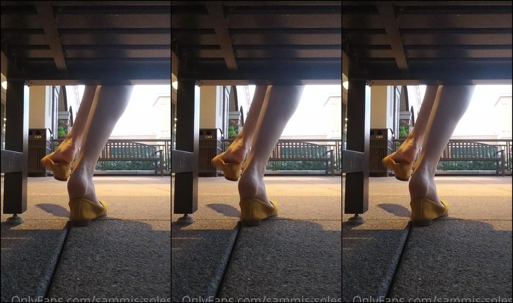 Sammis Soless Went Out For Ice Cream And Decided To Enjoy The Sweet Treat On The Bench My Feet