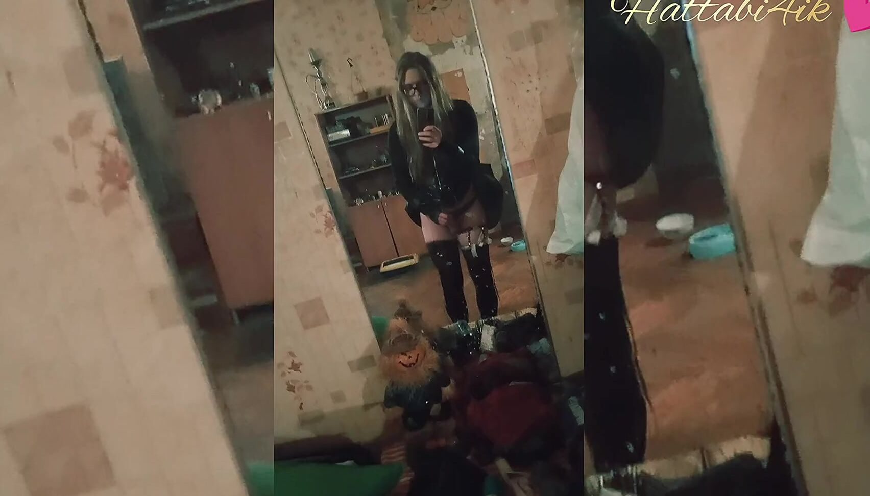 "Hattabi4ik" Pee, Piss, Pissing, Mirror, Solo Squirt, Squirting, Fetish, Sissy Trap Femboy, Femboy Crossdresser, Sissy Crossdresser, Cute Trap, Crossdresser, Transgender, Homemade, Russian, Sissy Training, Suggest Hattabi4ik Hot femboy squirting plea