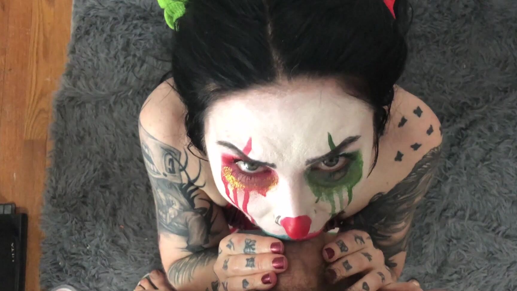 Slutty Spice Clown Face Fuck Doggystyleampcum In Mouth