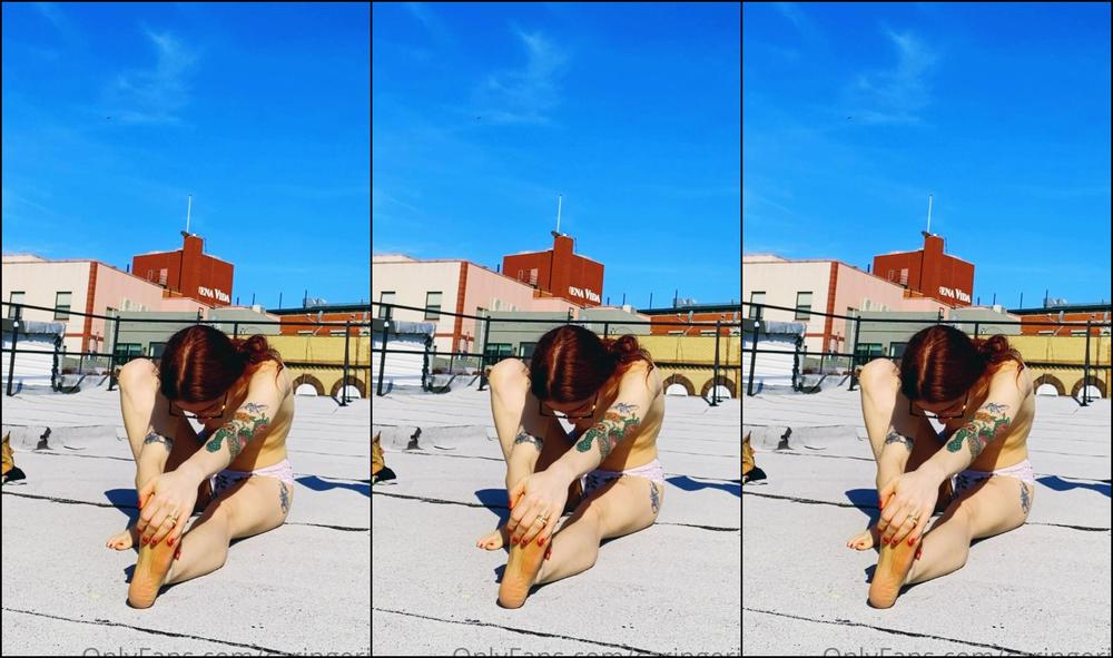 Caringerin Stretching On My Roof In Panties Minute Video Today And Tomorrow Are Going To Be Ver