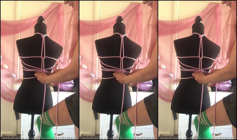 Tinytemptress Rope Tutorial A Quick And Easy Beginners Hishi Diamond Chest Harness Intermediate His