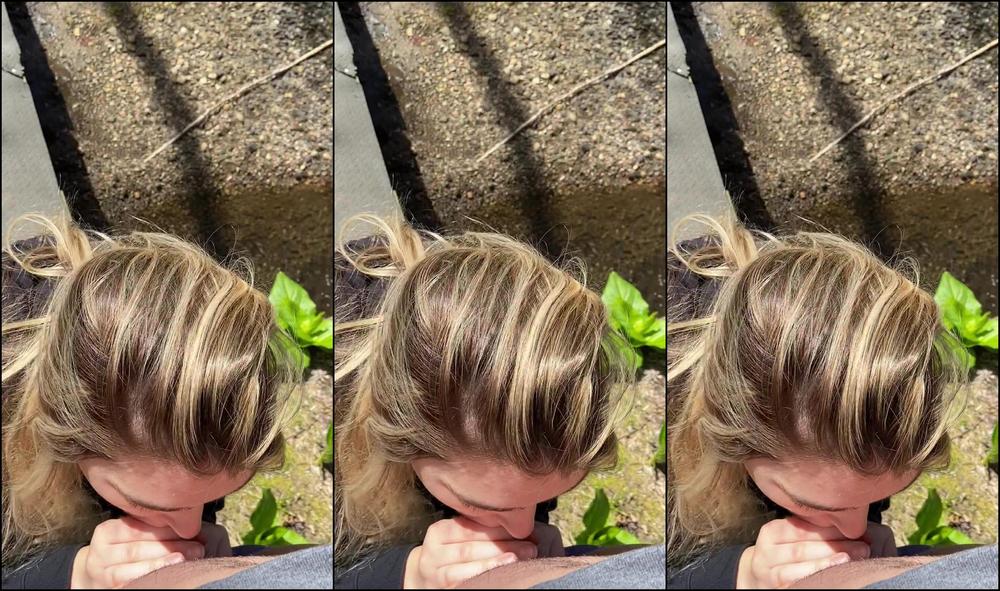 Wet Kittyxxx Sucking Daddy S Cock During Our Hike