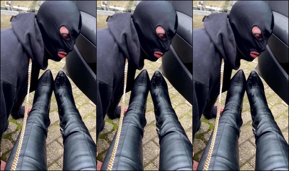 Thecruelmistress Using This Sad Loser As A Chair While He S Cleaning And Worshipping My Boots Slaveofbell