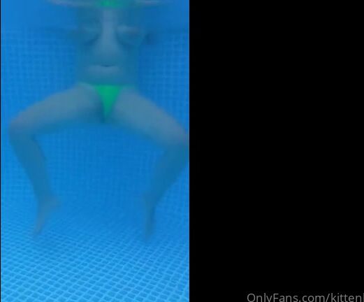 Kittenkate Fucking Myself In The Pool More Under Water Content Coming Soon