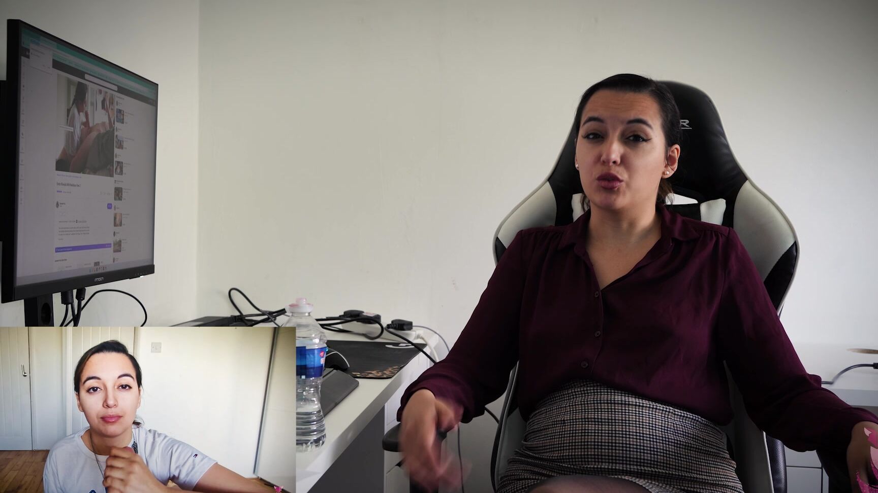 Summer Fox Watching My Video With Disgust