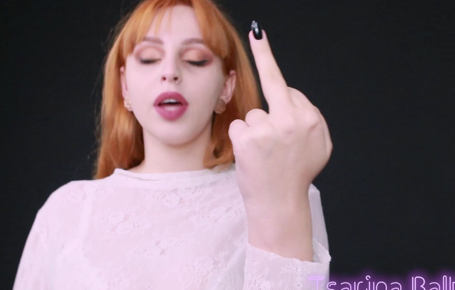 Tsarina Baltic - To Me Flipping You Off Clips4Sale